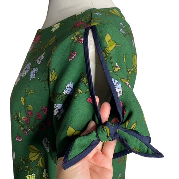 Ann Taylor Floral Tie Sleeve Shift Dress size 8 - Picture 6 of 10